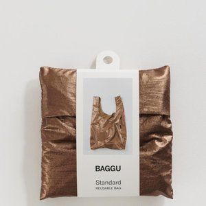 Baggu Standard Metallic Bronze Bag (NEW )